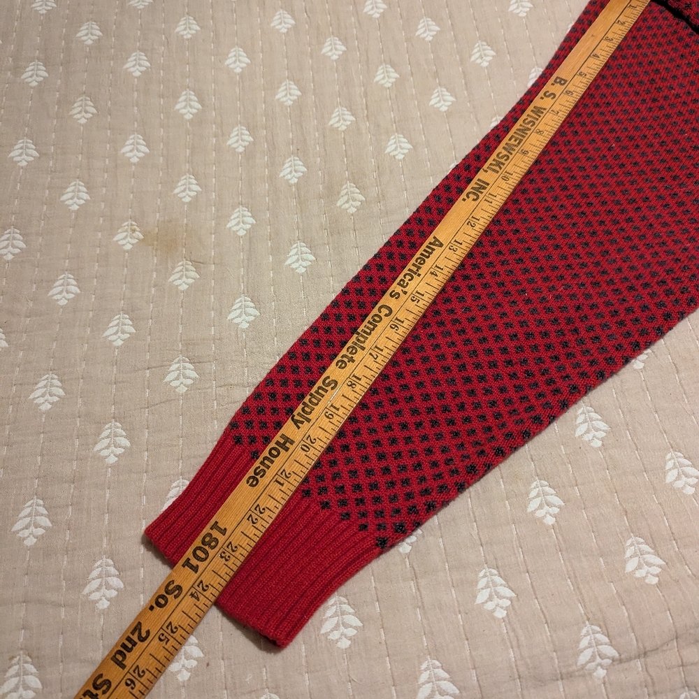 Weatherproof xl 100% cotton sweater red dot - Picture 4 of 8